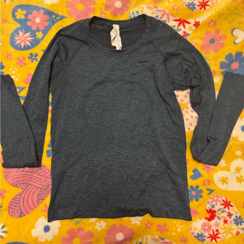 Long Sleeve Blue Shirt